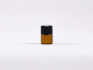 Preview: Mini Flasche Braunglas - 1 ml